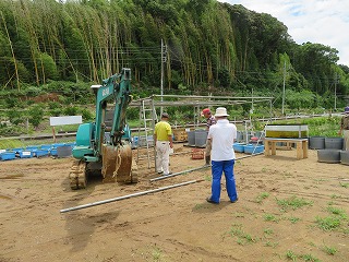 新実験場の整地